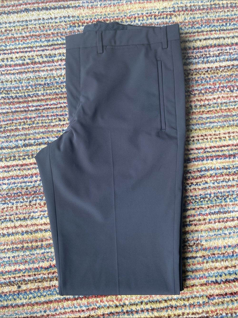 Men’s Prada Nero Black Techno Stretch Trousers US 38